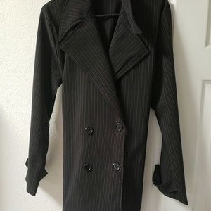 Double breast pinstripe blazer only  xl